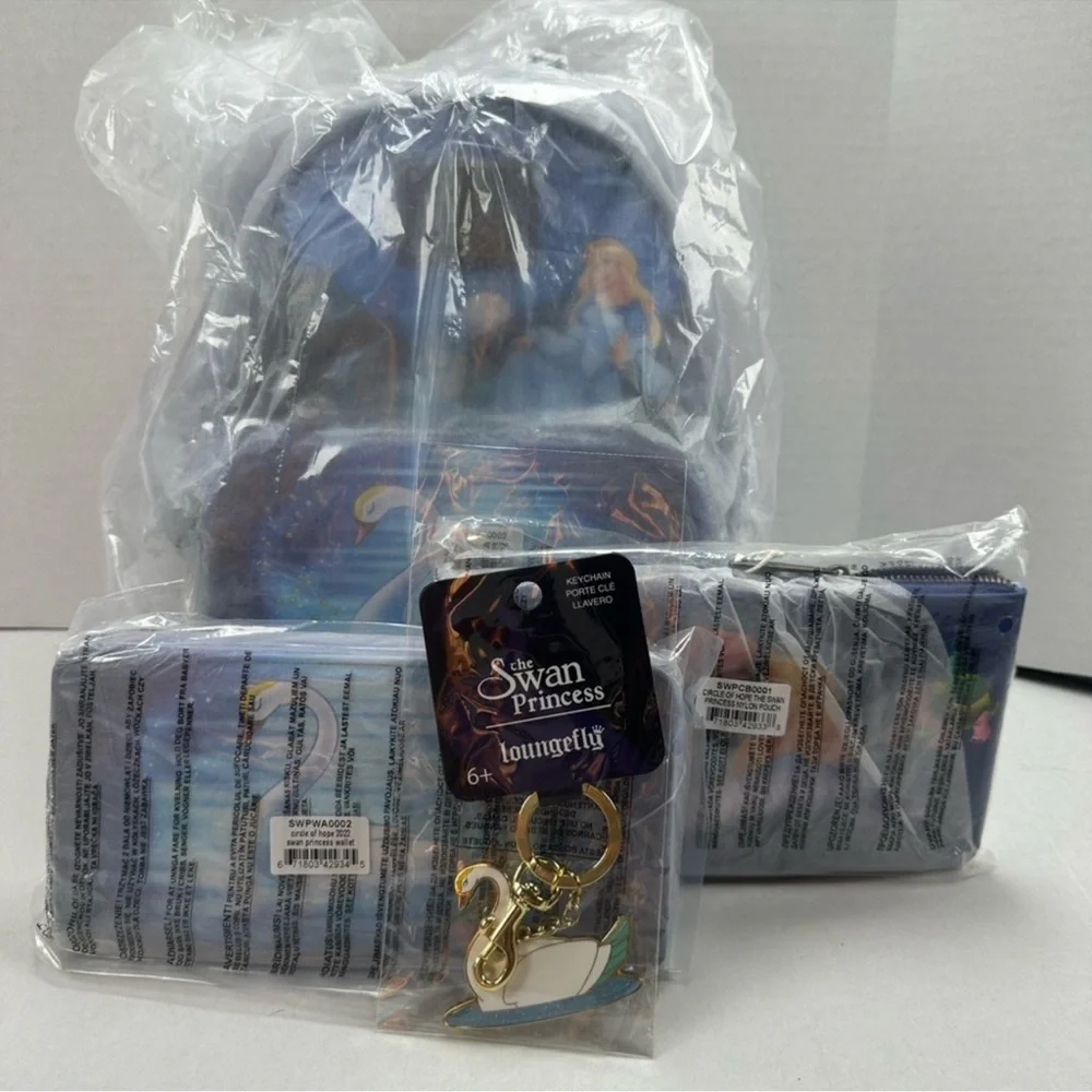 Loungefly Swan Princess Castle Scene Complete Set